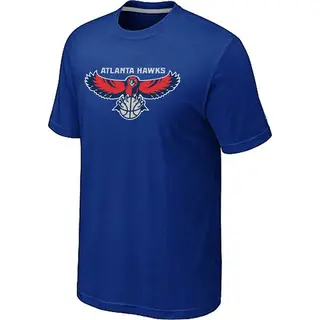 Men's Atlanta Hawks Blue Big & Tall Primary Logo T-Shirt - -