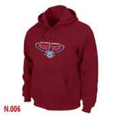 Men's Atlanta Hawks Red Pullover Hoodie - -
