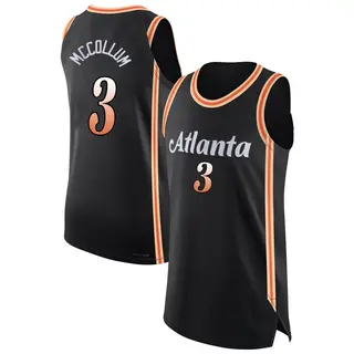 Men's CJ McCollum Atlanta Hawks Black 2022/23 City Edition Jersey - Authentic