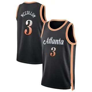 Men's CJ McCollum Atlanta Hawks Black 2022/23 City Edition Jersey - Swingman