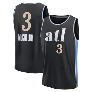 Men's CJ McCollum Atlanta Hawks Black 2023/24 City Edition Jersey - Fast Break