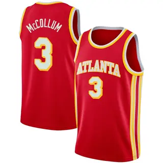 Men's CJ McCollum Atlanta Hawks Red 2020/21 Jersey - Icon Edition - Swingman