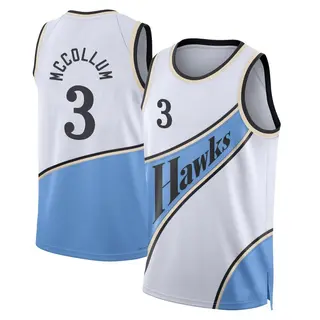 Men's CJ McCollum Atlanta Hawks White 2024/25 City Edition Jersey - Swingman