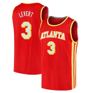 Men's Caris LeVert Atlanta Hawks Red 2020/21 Jersey - Icon Edition - Fast Break
