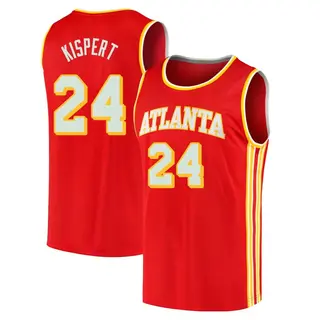 Men's Corey Kispert Atlanta Hawks Red 2020/21 Jersey - Icon Edition - Fast Break