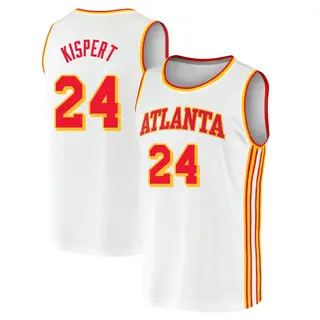 Men's Corey Kispert Atlanta Hawks White 2020/21 Jersey - Association Edition - Fast Break