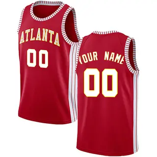 Men's Custom Atlanta Hawks Red Jersey - Statement Edition - Swingman