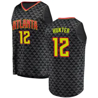 Men's De'Andre Hunter Atlanta Hawks Black Jersey - Icon Edition - Fast Break