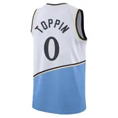 Men's Jacob Toppin Atlanta Hawks White 2024/25 City Edition Jersey - Swingman