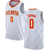 Men's Jacob Toppin Atlanta Hawks White Jersey - Association Edition - Swingman