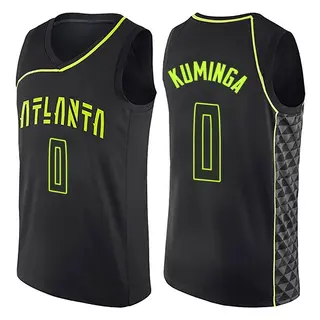 Men's Jonathan Kuminga Atlanta Hawks Black City Edition Jersey - Swingman