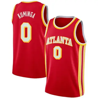 Men's Jonathan Kuminga Atlanta Hawks Red 2020/21 Jersey - Icon Edition - Swingman
