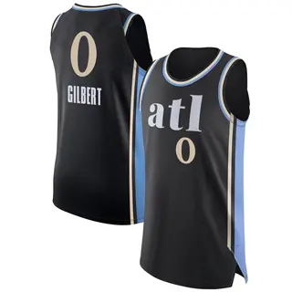 Men's Keshon Gilbert Atlanta Hawks Black 2023/24 City Edition Jersey - Authentic