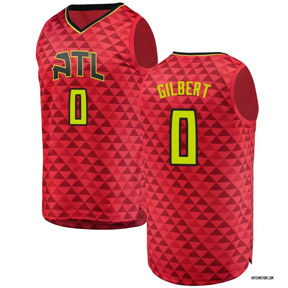 Men's Keshon Gilbert Atlanta Hawks Red Jersey - Statement Edition - Fast Break