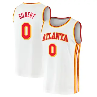 Men's Keshon Gilbert Atlanta Hawks White 2020/21 Jersey - Association Edition - Fast Break