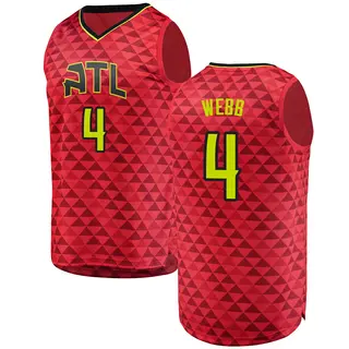 Men's Spud Webb Atlanta Hawks Red Jersey - Statement Edition - Fast Break