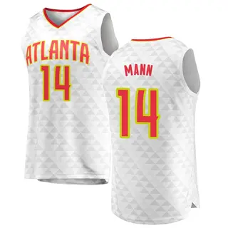 Men's Terance Mann Atlanta Hawks White Jersey - Association Edition - Fast Break
