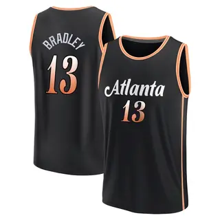Men's Tony Bradley Atlanta Hawks Black 2022/23 City Edition Jersey - Fast Break