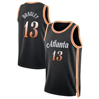 Men's Tony Bradley Atlanta Hawks Black 2022/23 City Edition Jersey - Swingman