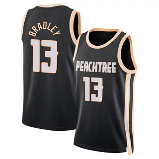 Men's Tony Bradley Atlanta Hawks Black 2025/26 City Edition Jersey - Swingman