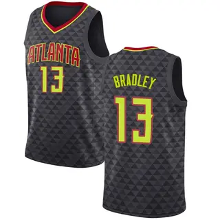 Men's Tony Bradley Atlanta Hawks Black Jersey - Icon Edition - Swingman