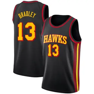 Men's Tony Bradley Atlanta Hawks Black Jersey - Statement Edition - Swingman