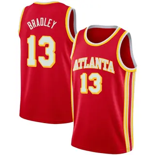 Men's Tony Bradley Atlanta Hawks Red 2020/21 Jersey - Icon Edition - Swingman