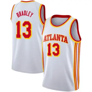 Men's Tony Bradley Atlanta Hawks White 2020/21 Jersey - Association Edition - Swingman