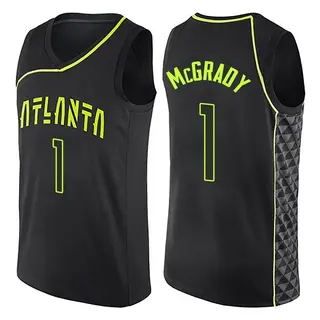 Men's Tracy McGrady Atlanta Hawks Black City Edition Jersey - Swingman