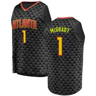 Men's Tracy McGrady Atlanta Hawks Black Jersey - Icon Edition - Fast Break