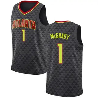 Men's Tracy McGrady Atlanta Hawks Black Jersey - Icon Edition - Swingman