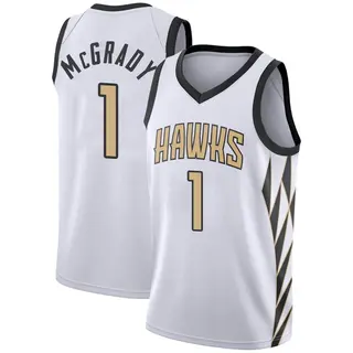 Men's Tracy McGrady Atlanta Hawks White 2018/19 Jersey - City Edition - Swingman