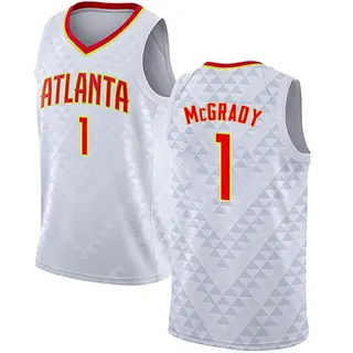 Men's Tracy McGrady Atlanta Hawks White Jersey - Association Edition - Swingman