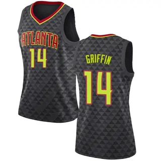Women's AJ Griffin Atlanta Hawks Black Jersey - Icon Edition - Swingman