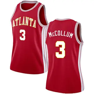 Women's CJ McCollum Atlanta Hawks Red Jersey - Statement Edition - Swingman