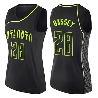 Women's Charles Bassey Atlanta Hawks Black City Edition Jersey - Swingman