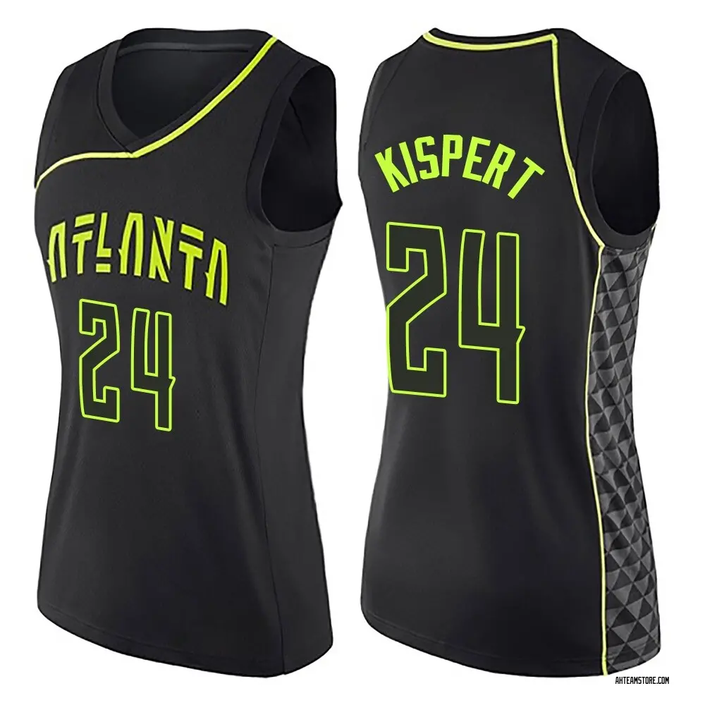 Women's Corey Kispert Atlanta Hawks Black City Edition Jersey - Swingman