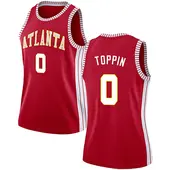 Women's Jacob Toppin Atlanta Hawks Red Jersey - Statement Edition - Swingman