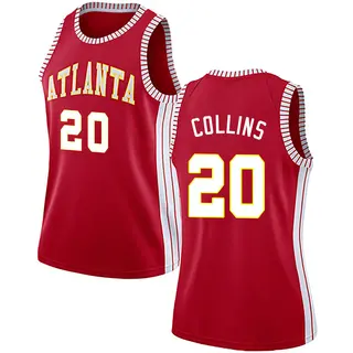 Women's John Collins Atlanta Hawks Red Jersey - Statement Edition - Swingman