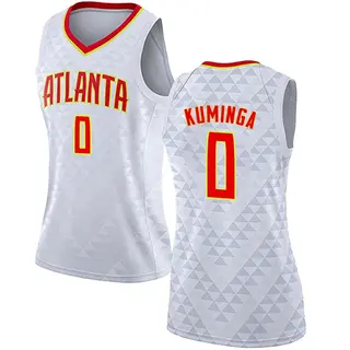 Women's Jonathan Kuminga Atlanta Hawks White Jersey - Association Edition - Swingman