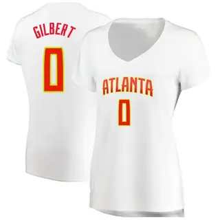 Women's Keshon Gilbert Atlanta Hawks White Jersey - Association Edition - Fast Break