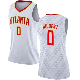 Women's Keshon Gilbert Atlanta Hawks White Jersey - Association Edition - Swingman