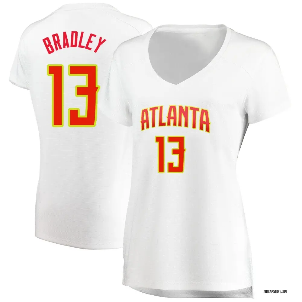 Women's Tony Bradley Atlanta Hawks White Jersey - Association Edition - Fast Break
