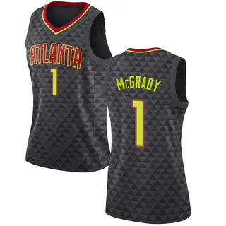 Women's Tracy McGrady Atlanta Hawks Black Jersey - Icon Edition - Swingman