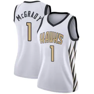 Women's Tracy McGrady Atlanta Hawks White 2018/19 Jersey - City Edition - Swingman
