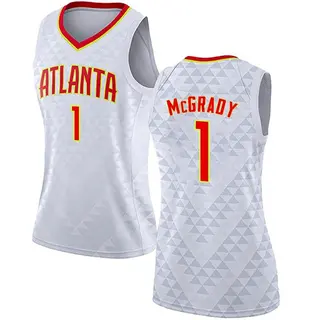 Women's Tracy McGrady Atlanta Hawks White Jersey - Association Edition - Swingman