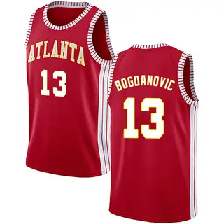Youth Bogdan Bogdanovic Atlanta Hawks Red Jersey - Statement Edition - Swingman