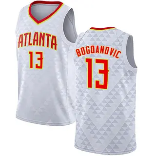 Youth Bogdan Bogdanovic Atlanta Hawks White Jersey - Association Edition - Swingman