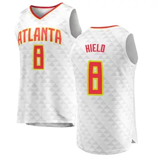 Youth Buddy Hield Atlanta Hawks White Jersey - Association Edition - Fast Break
