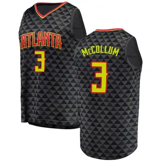 Youth CJ McCollum Atlanta Hawks Black Jersey - Icon Edition - Fast Break